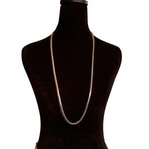 Vintage Silver Tone 34 Inch Thick Chain